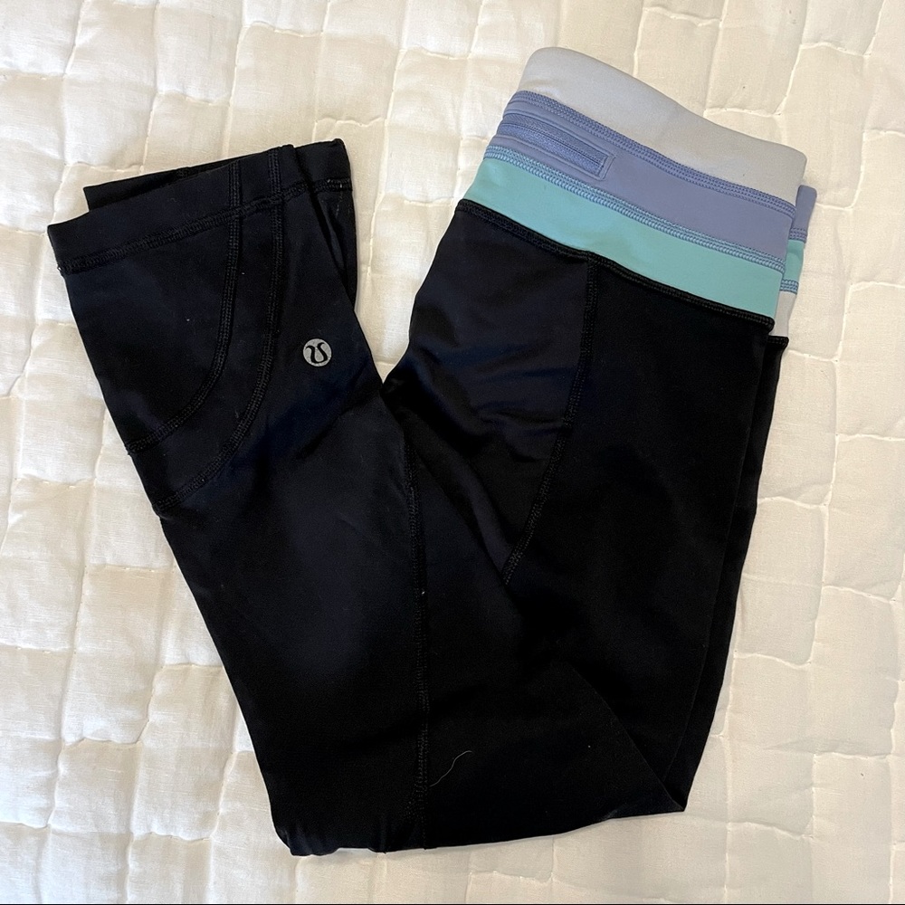 lululemon cropped leggings / 21” inseam / black